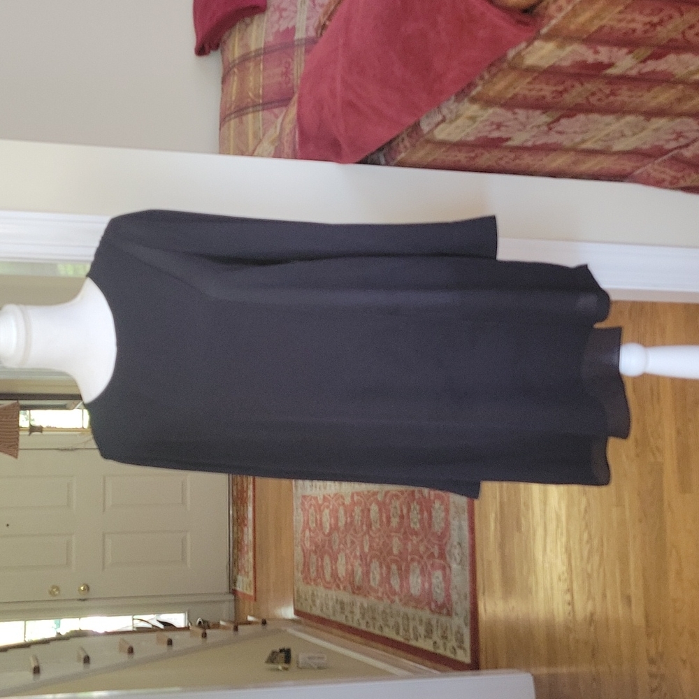 BCBGMAXAZRIA Ashton black chiffon shift dress XS